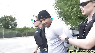 Two hot female patrolman uses black felon's large penis toearns-a-lesson-hd-72p-porn-2